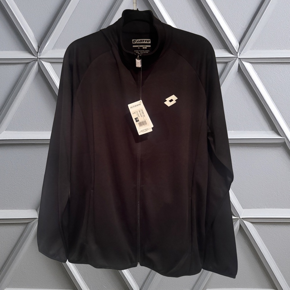 Lotto Core Jacket – Men’s Large – Black (NWT)